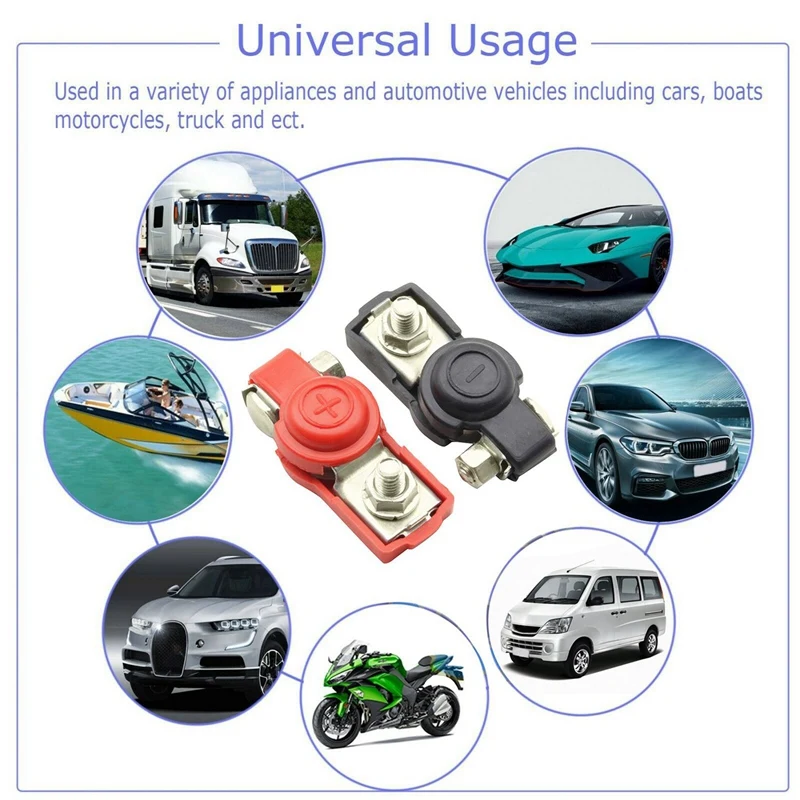 

1 Pair Battery Terminal Heavy Duty Car Vehicle Quick Connector Cable Clamp Clip