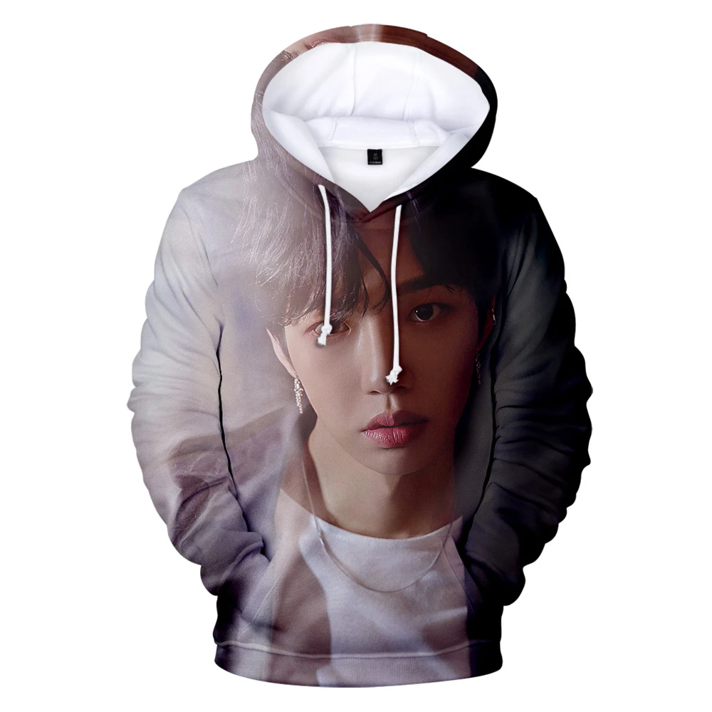 Толстовка с капюшоном для мужчин и женщин Модный свитшот 3D принтом в стиле K POP
