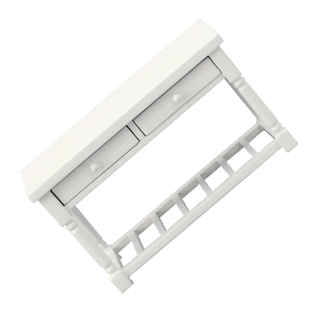 

1pc Mini Coffee Table Desktop Ornament Mini Wooden Table Mini Wooden Furniture