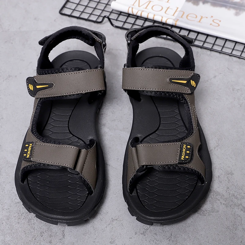 

Zandalias Hombre Sandals Men Beach Sandalias For Man Para Hombre Summer Leather Flat Big Size Sandali Uomo Sandalia Rasteira