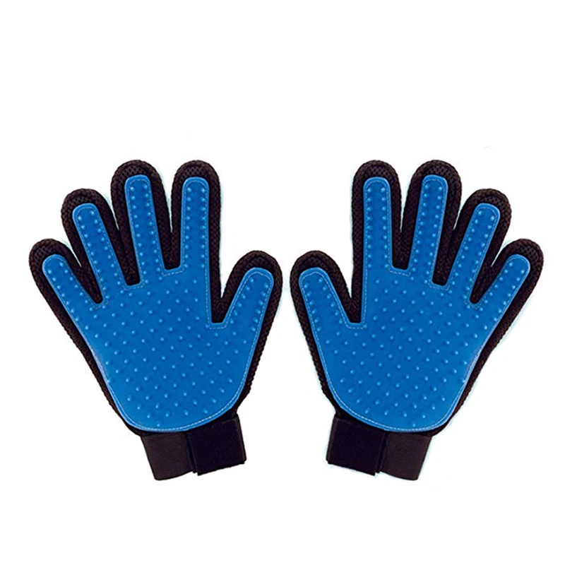 2 шт. перчатки щетки для груминга кошек и собак|Расчески собак| |