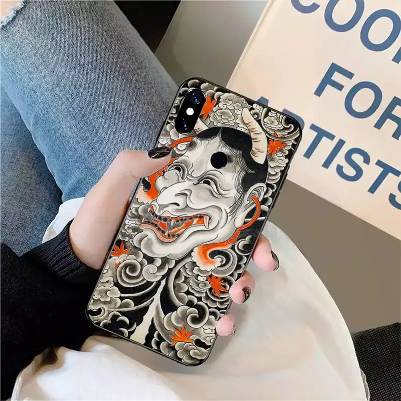 

Japanese retro Relief Phone Case For Xiaomi Redmi note 7 8 9 t max3 s 10 pro lite