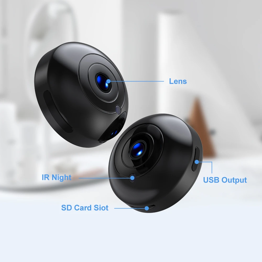 P1 Wireless Secret Camera Surveillance Chargeable Motion Detect Real-Time Video Remote Viewing WiFi | Электроника