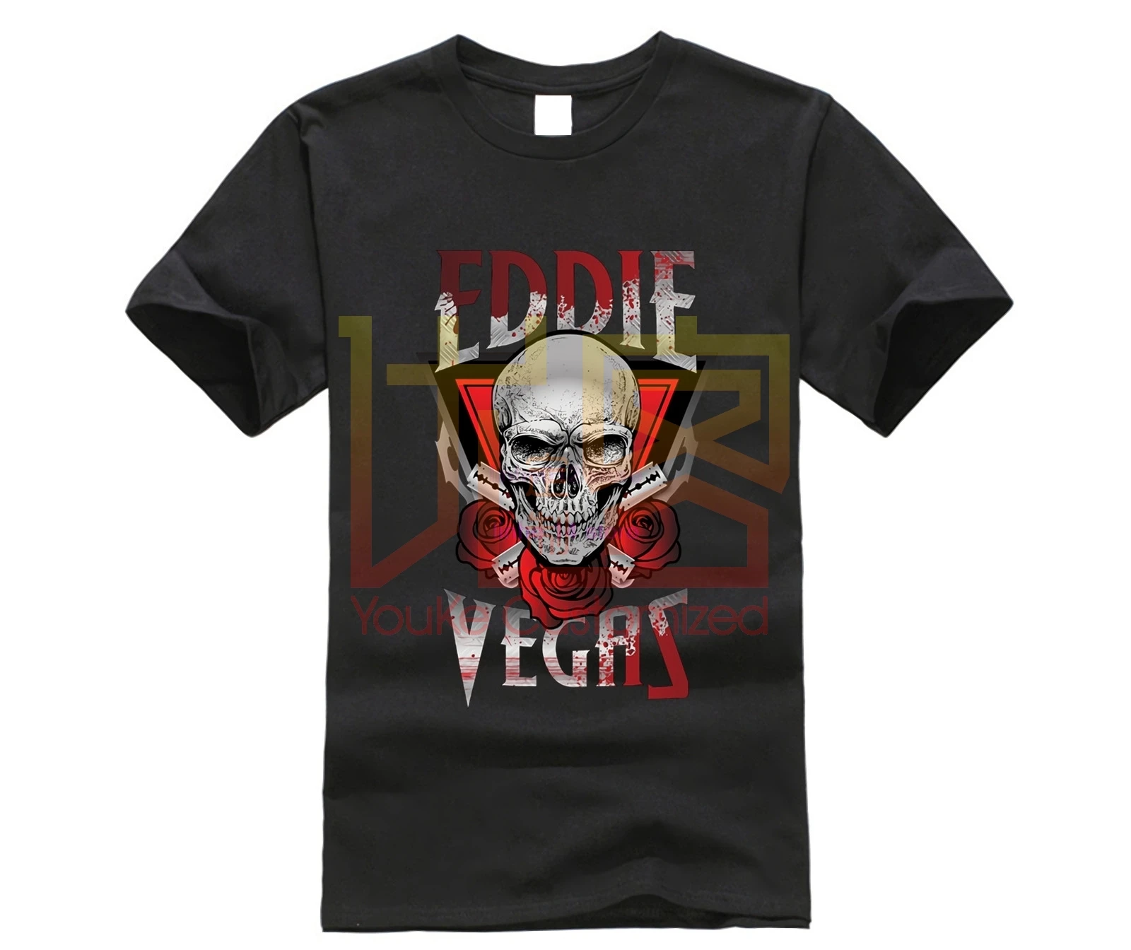 Eddie Vegas Wrestling футболка летняя модная для мужчин и женщин футболки с принтом
