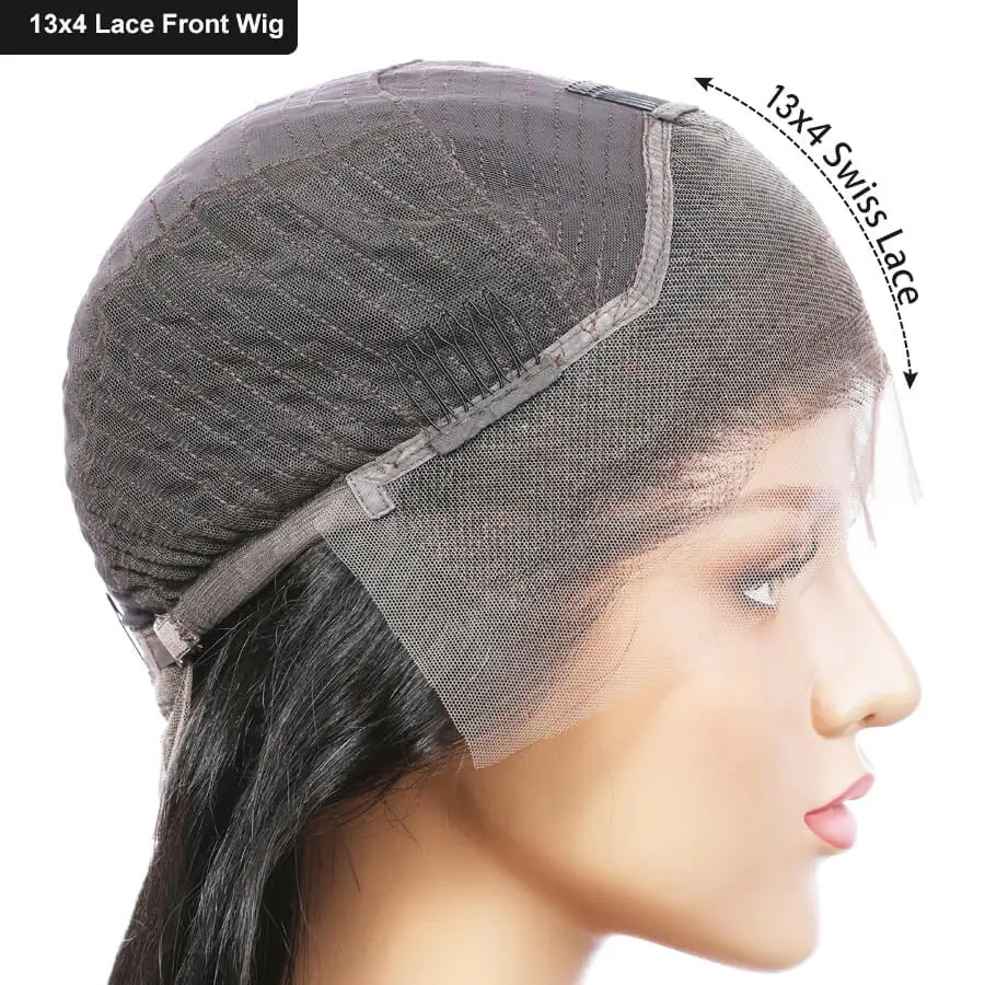 Эва волосы 13х6 кружева фронта человеческих волос парики предварительно