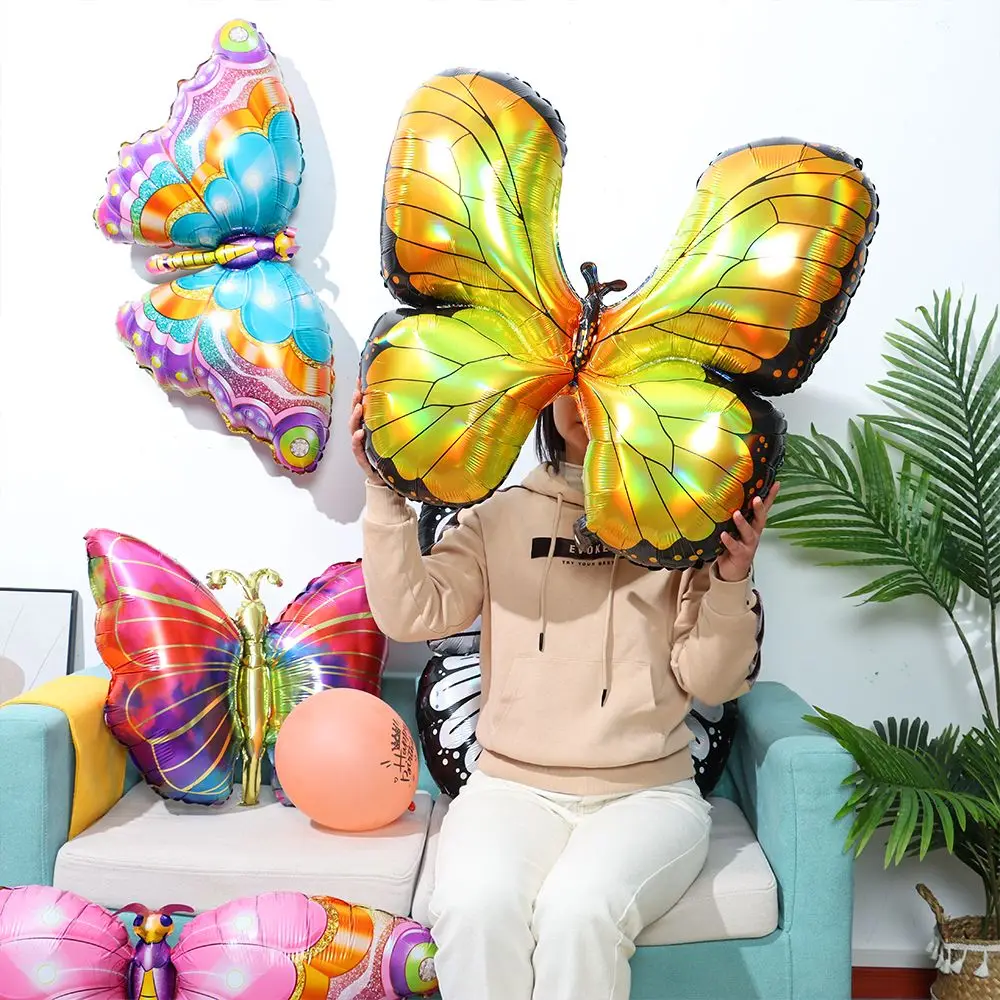 1 шт. надувные игрушки в форме бабочки из алюминиевой пленки | Дом и сад