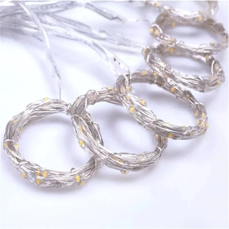 

3MX3M LED Curtain Garland on The Window USB String Lights Fairy Festoon Remote Control New Year Christmas Decorations for Home