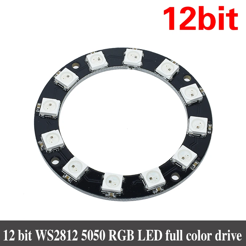 4, 8 12 16 каналов WS2812 WS2812B WS 2811 5050 RGB светодиодный светильник Панель модуль 5V 1Bit 4Bit 8Bit 12Bit 16Bit 24Bit Радужный светодиодный точное