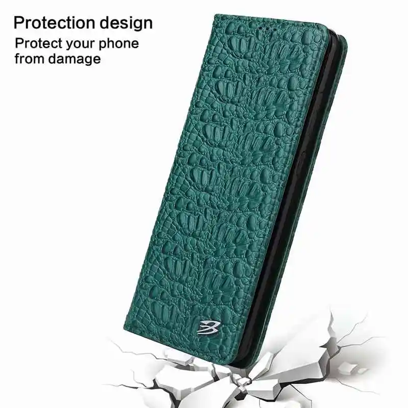 

Funda for Samsung Galaxy S20 Case S20 Plus Genuine Leather Crocodile Texture Stand Flip Phone Cover for Samsung Galaxy S20 Ultra