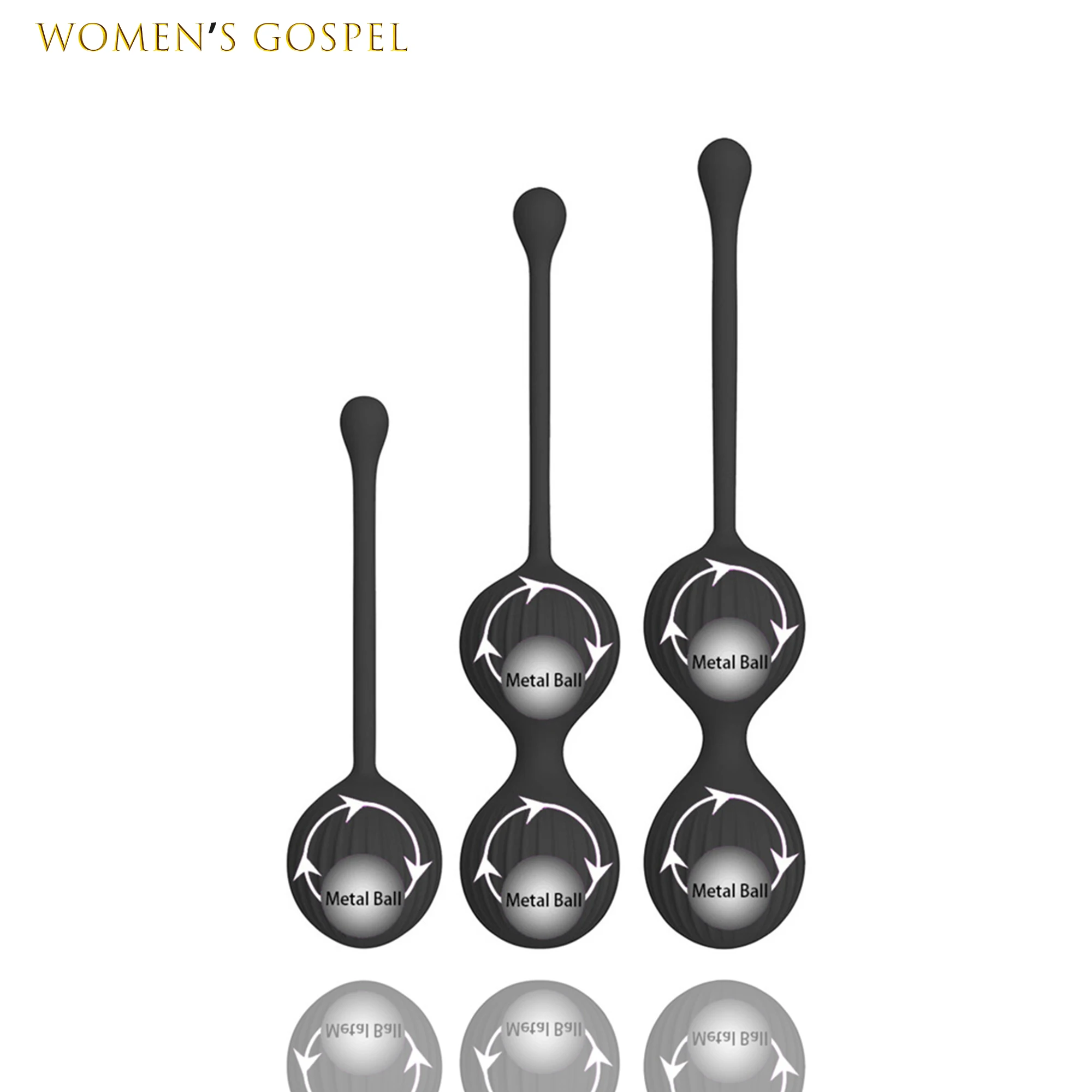 Тренажер Кегеля для женщин безопасный силиконовый вибратор с умными шариками