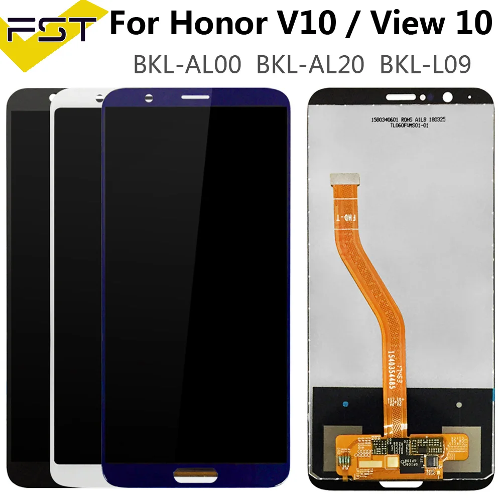 ЖК-дисплей с дигитайзером сенсорного экрана для Huawei Honor V10 глобальная версия