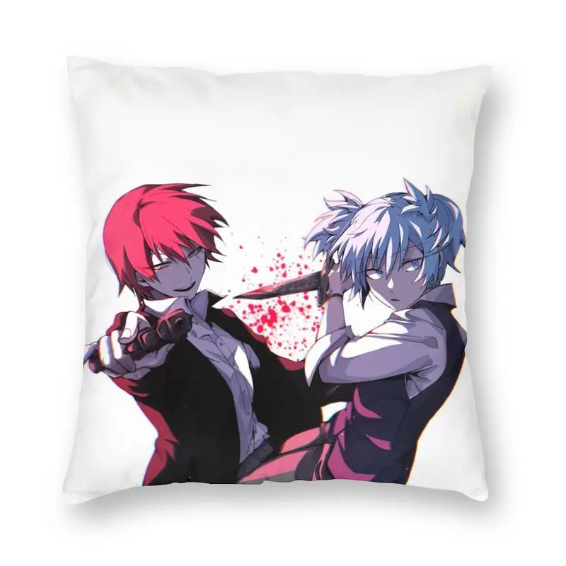 

Чехол Akabane Karma And Nagisa Shiota, домашний декор, скандинавский класс убийц, аниме подушки для дивана, квадратная подушка, чехол