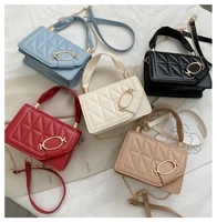 2020 New Lady Handbag Women Fashion Solid PU Material Hasp Shoulder Quality Vintage Luxury High-Capacity Causal Dress Bag