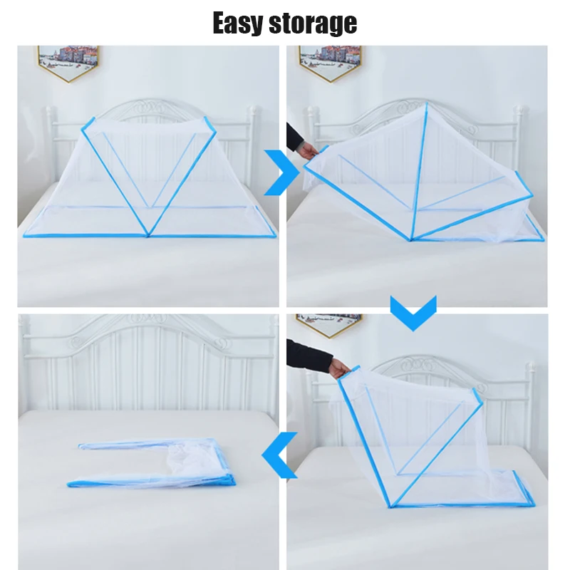 

Foldable baby child mosquito net portable breathable household mosquito net bottomless free installation