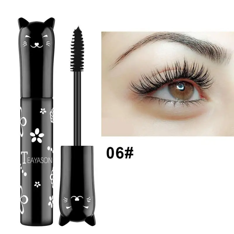 

Colorful Mascara Fiber Waterproof Fast Dry Extension Eyelash Blue White Black Purple Lengthen Mascara Eye Makeup Party Use TSLM1