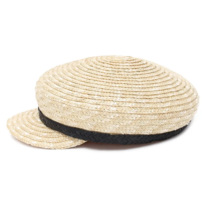

Korea Sun Hat Straw Women Summer Elegant Ladies Beret Hat French Style Fashionable Beach Sunscreen Painters Hat