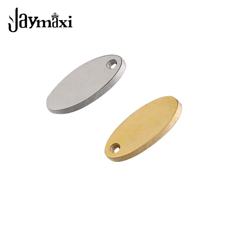 

Овальная бирка Jaymaxi с гравировкой логотипа 5*12 мм, зеркальная полированная нержавеющая сталь, сделанная на заказ Подвеска для хвоста 20 шт./ло...