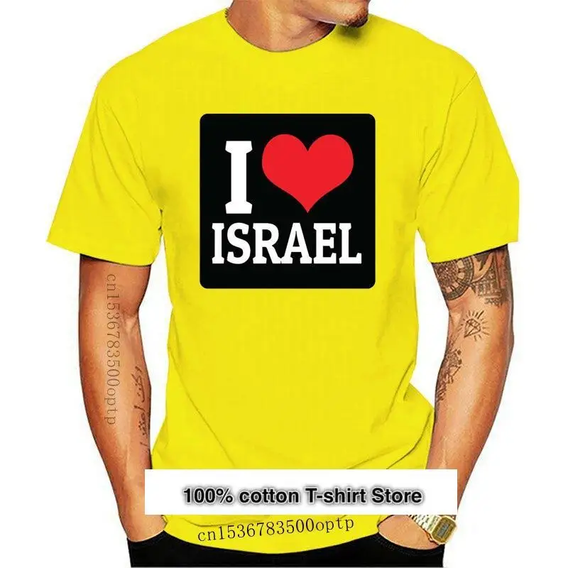 

Camiseta de manga corta para hombre y mujer, camisa blanca con estampado de Israel, 2021