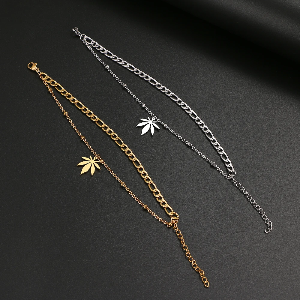 Браслет-цепочка из нержавеющей стали новинка Модный классический браслет-амулет