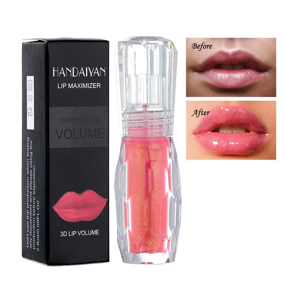Eyes Dancing Natural Mint Abundance Lip Plumper Gloss Big Mouth 3D Crystal Jelly Color Toot Moisturizing Lipstick | Красота и