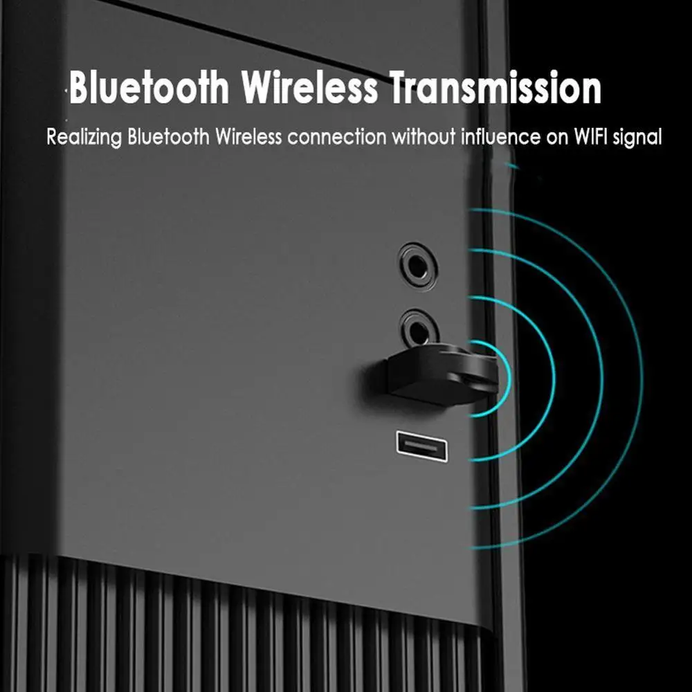 Адаптер USB Bluetooth 5 0 передатчик bluetooth приемник аудио ключ беспроводной usb адаптер