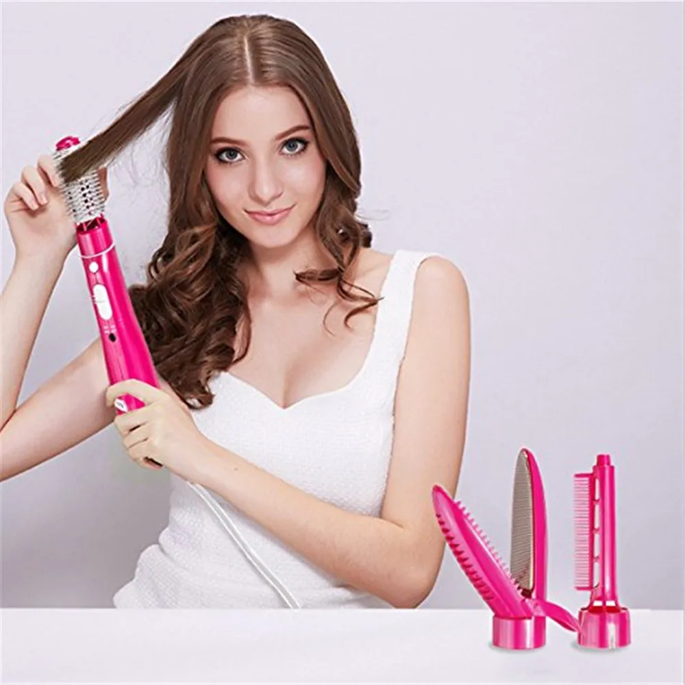 

10 in 1 Blow Dryer Salon Detachable Hot Comb Hot-air Brush Professional Hairdryer Styling Tools Electric Curler Brush Styler