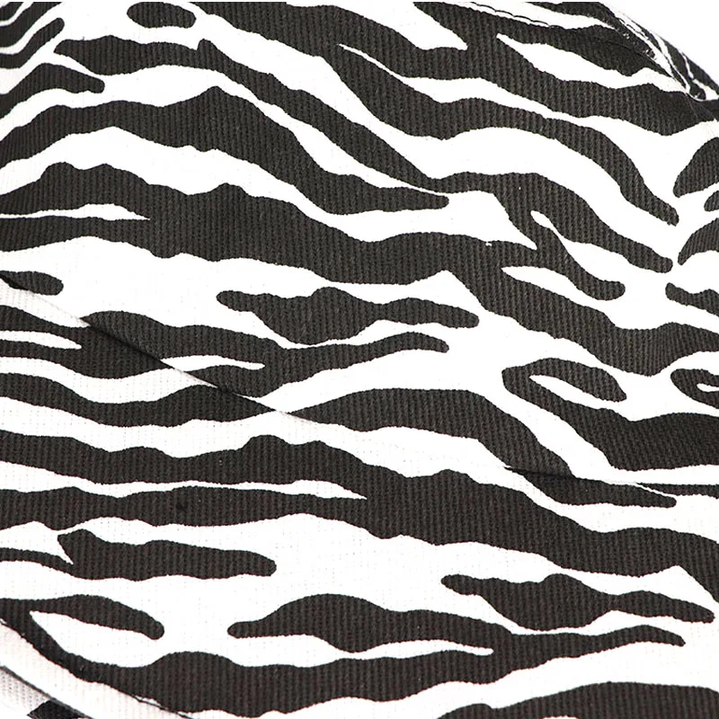 

Bucket Hat Japanese Korean Cycling Hiking Women Fisherman Hat Zebra Leopard Striped Caps For Summer Breathable Sun Protection