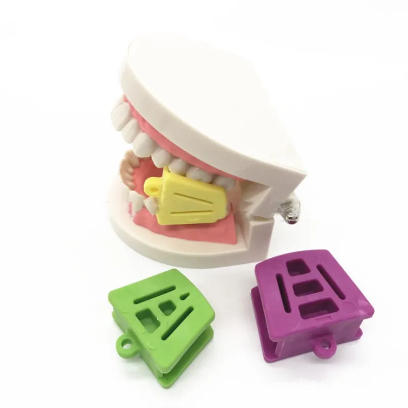 12 шт. стоматологический пластмассовый опора для рта блок укуса открывалка