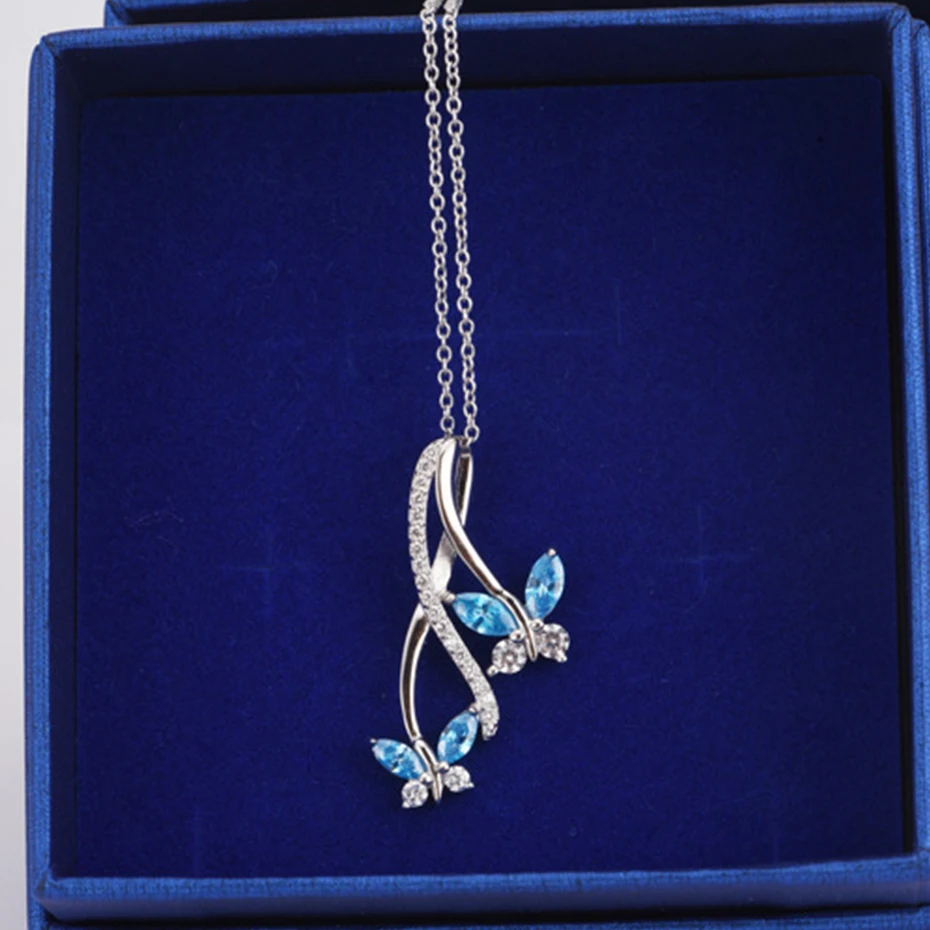 Ювелирные изделия YFN из стерлингового серебра 925 пробы серебряное ожерелье с