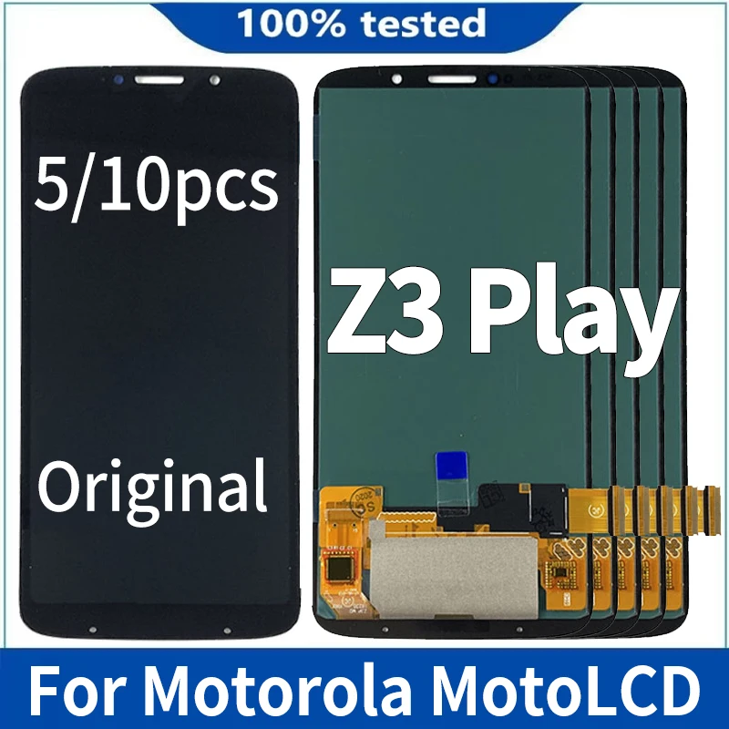 

5/10 шт./партия, сенсорный ЖК-дисплей для Motorola Z3 Play