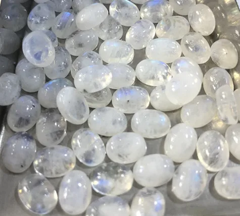 

natural Moonstone cabochon 6*8mm oval 10pcs/lot loose precious gemstones CABS wholesale fashion jewelry accessories