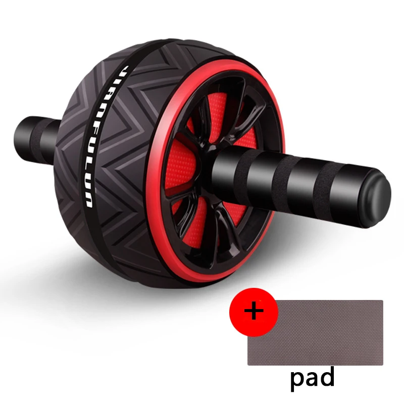 

New ABS Abdominal Roller Exercise Wheel Mute Roller Arms Back Belly Core Trainer Body Shape Training Supplies Fitness Equipment