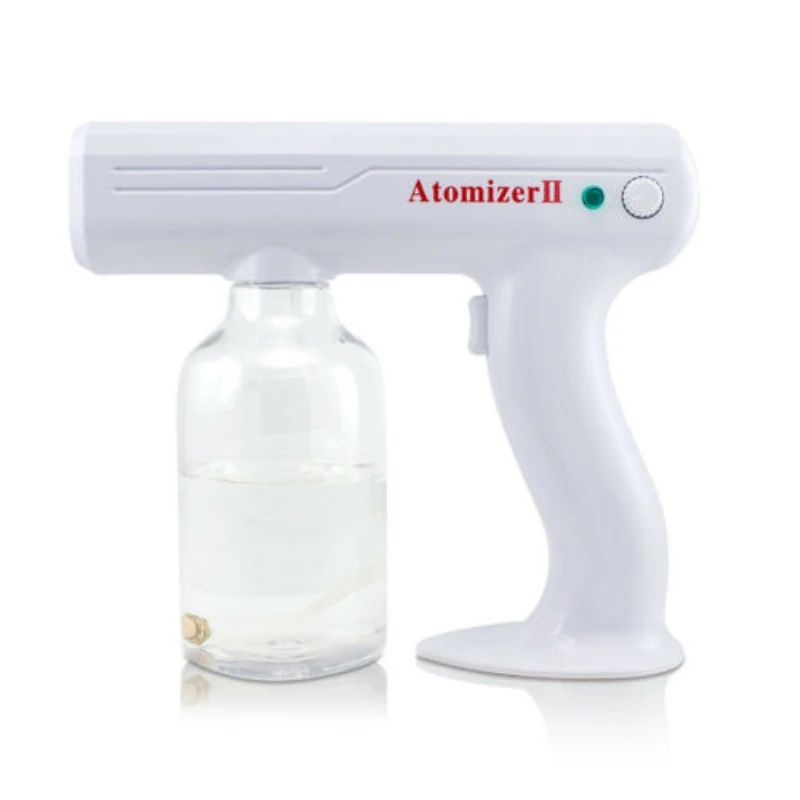 

Wireless Gun Disinfectant Sprayer Handheld Blue-ray Nano Steam Sterilization Nebulizers Spray Distance Sanitizing Sprayer 800ml