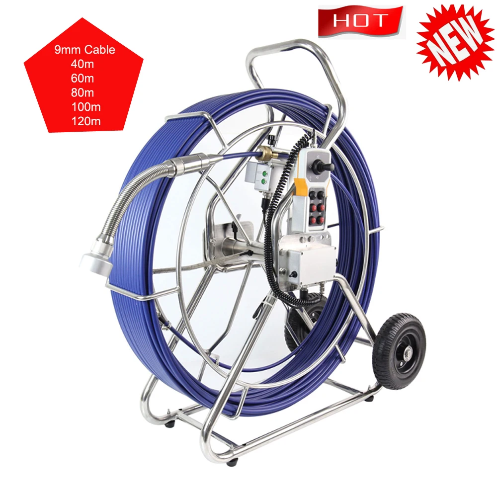 Камера для обследования канализационной трубы с функцией панорамирования и