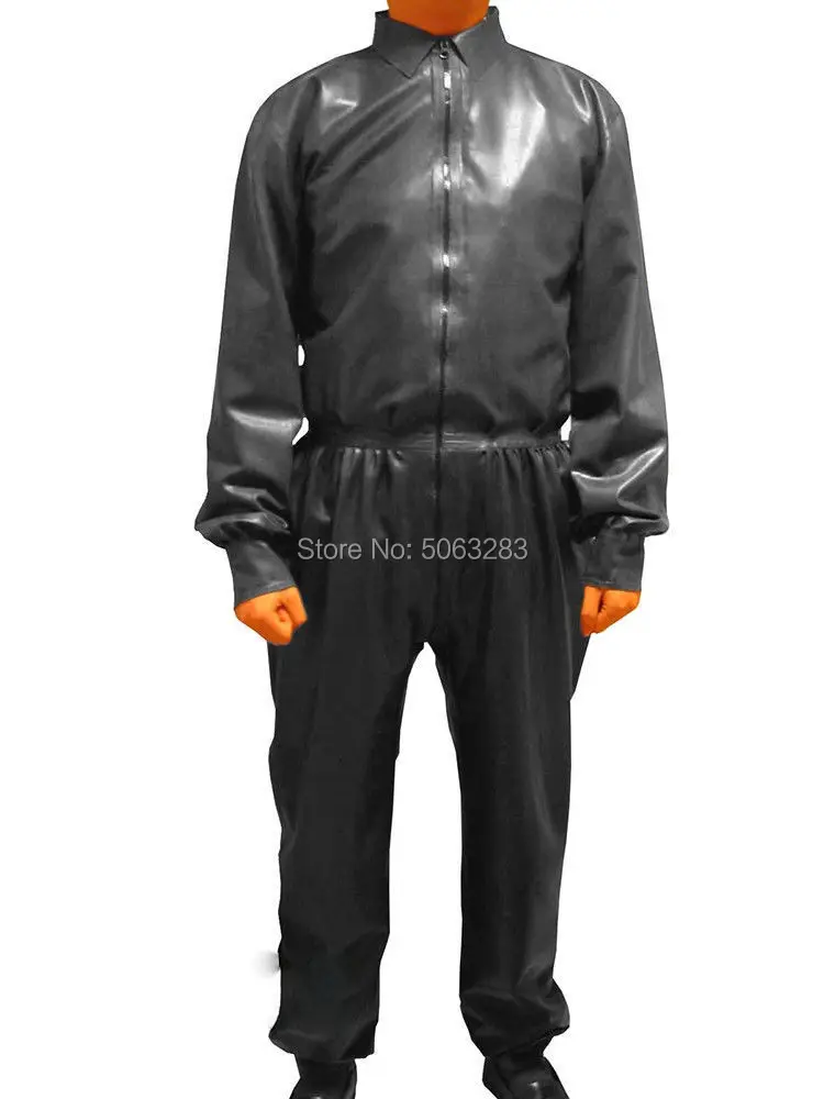 100% латексная одежда ручной работы резиновый костюм Tanksuit латексный |