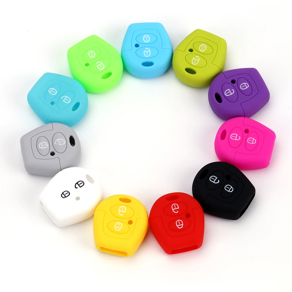 Автомобильный силиконовый защитный чехол для ключей с дистанционным