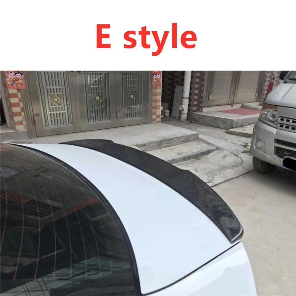 

Use For Audi A3 Sedan Spoiler 2014--2019 Year Carbon Fiber Rear Wing Accessories Body Kit With 6 Style