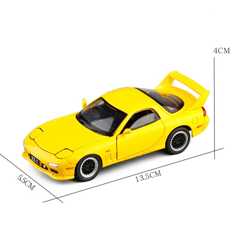 1:32 RX7 Diecasts автомобили сплав супер модель автомобиля 4 двери уникальный спортивный