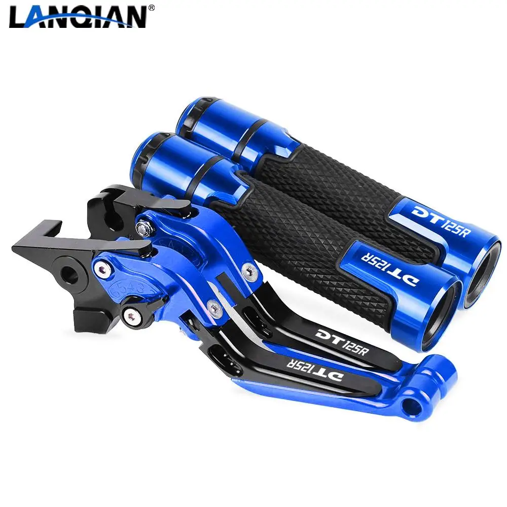 

DT125R Motorcycle CNC Brake Clutch Levers Handlebar knobs Handle Hand Grip Ends FOR YAMAHA DT125R 2000 2001 2002 2003 2004