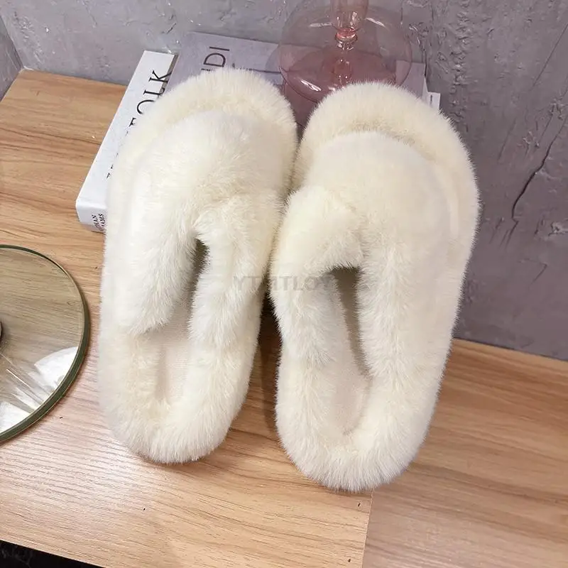 Summer Fluffy Raccoon Fur Slippers Shoes Women Real Fox Flip Flop Flat Furry Slides Outdoor Sandals Amazing Indoor Ytmtloy | Обувь