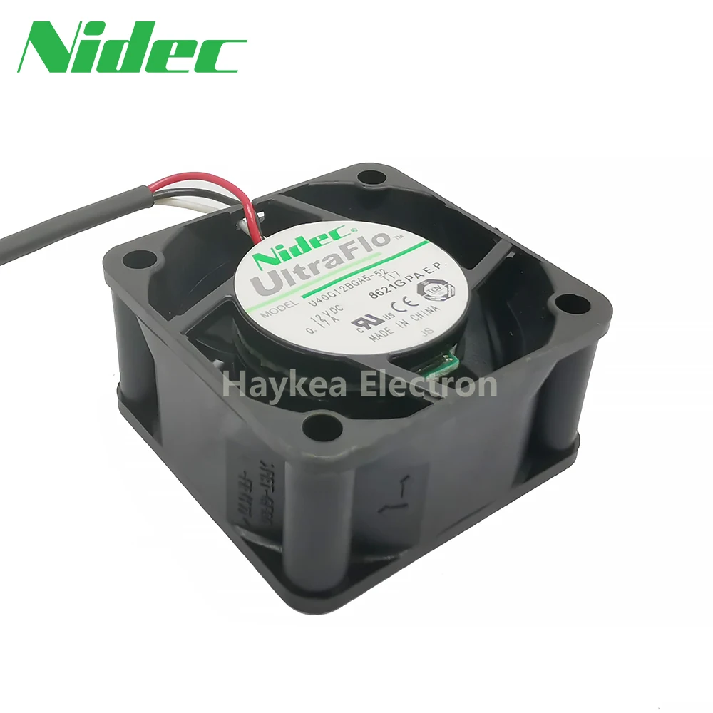 Новый высокоскоростной вентилятор Nidec 4020 12 В а Φ 4 см 40*40*20 мм с двумя