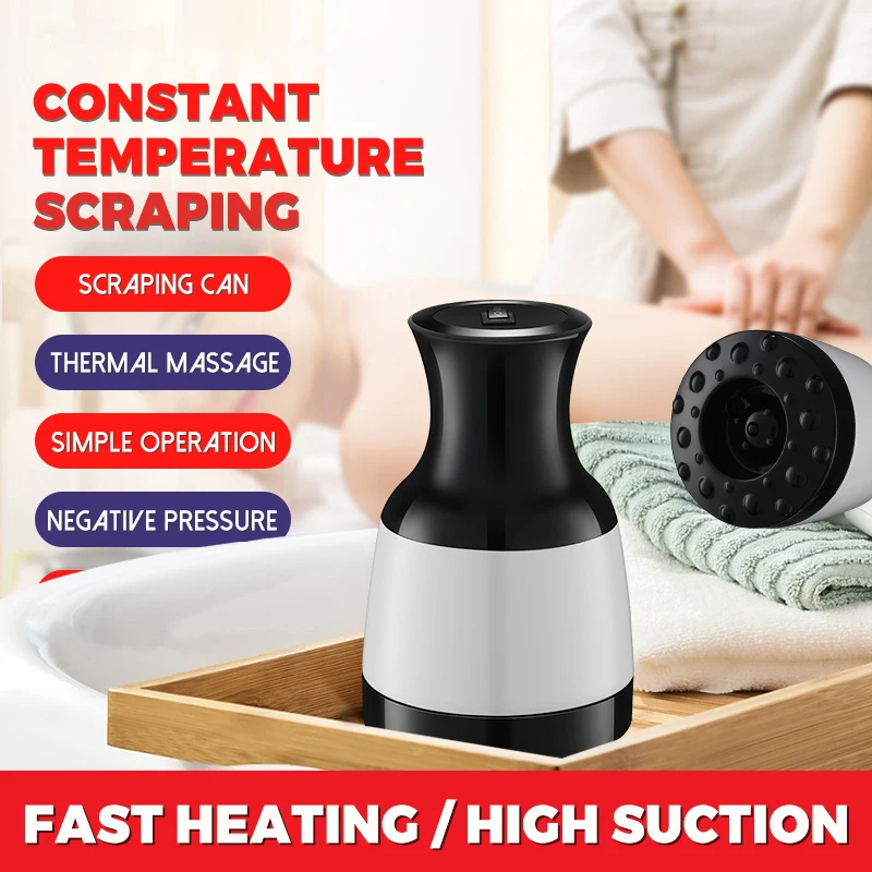 

Smart Scrape Therapy Scrape Instrument Electric Heating Household Suction Cupping Cup Meridian Dredging Slimming Massage