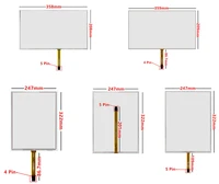 15 6 inch resistance digitizer touch screen panel glass for medical industrial control equipment