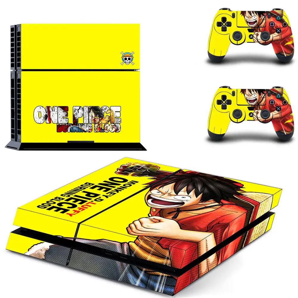 Цельная наклейка Luffy для PS4 с полным покрытием s Play station 4 PlayStation скины консоли и
