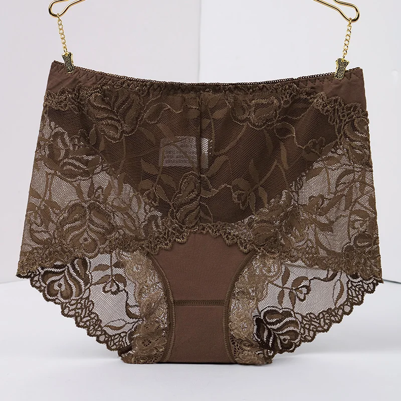 

LUOCHEN Lingerie ropa interior femenina Sexy Panties Underwear Briefs Lace Breathable Panty Intimates tanga underwear womenS1761