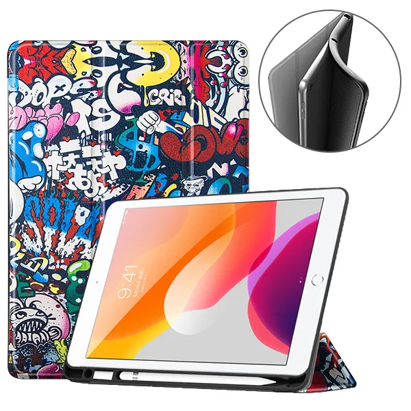 19IPAD 102 SYBC TY Чехол для ipad 10,2 чехол для ipad 7 Мягкий ТПУ чехол для планшета с карандашом держатель для ipad 9,7 funda capa - Цвет: 19IPAD 102 SYBC TY