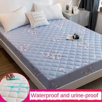 waterproof mattress protector bedspread one piece urine proof breathable mattress cover mattress dust cover protective case