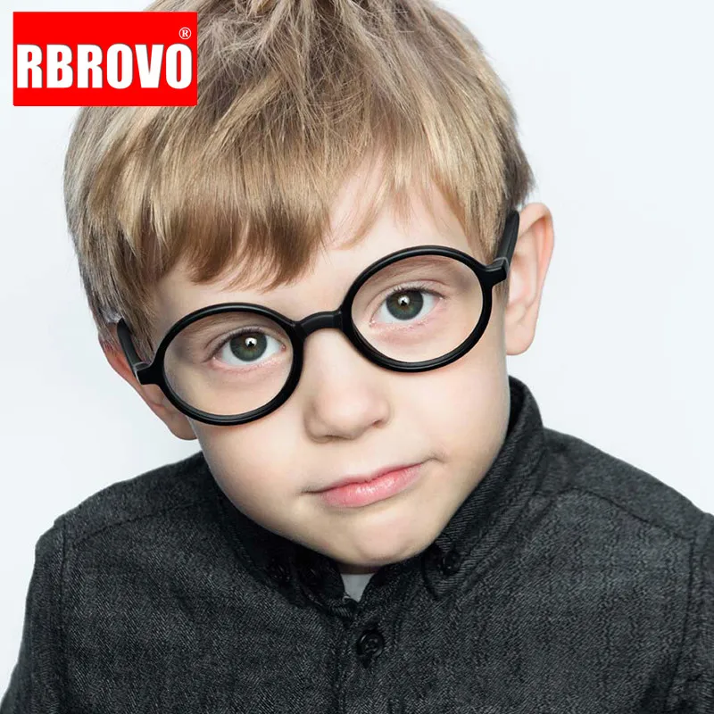 

RBROVO Fashion Classic Children's Sunglasses Round Candy Color Kid Eyewear Personality Baby Pink Luxury Brand Glasses Frames
