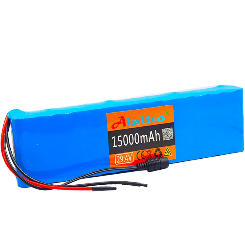 7S4P 29.4v 15Ah electric bicycle motor ebike scooter 24v li ion battery pack 18650 lithium rechargeable batteries 15A. | Электроника