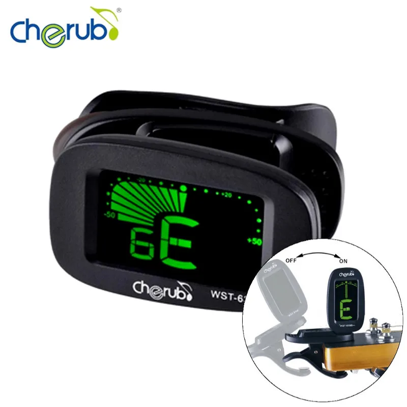 

Cherub WST-630G автоматический хроматический гитарный тюнер с клипсой аксессуары для гитары